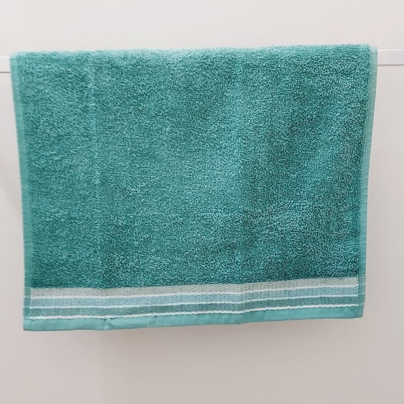 🔹️0957-B NEW "Juniper oil" Teal Green Hang'N'Snap HAND Towel *Select snap - Picture 11 of 13